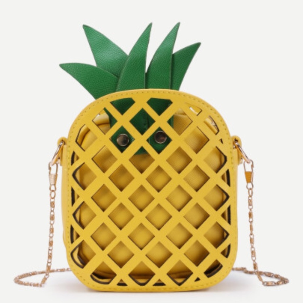 🎁 Small Crossbody Shoulder Pineapple Bag - Picture 4 of 7